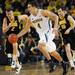 Michigan freshman Mitch McGary moves the ball down the court during the first half against Iowa at Crisler Center on Sunday, Jan. 6. Michigan beat Iowa 95-67 in the Big Ten home opener. Melanie Maxwell I AnnArbor.com